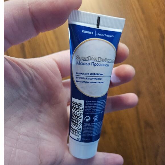 NEW! Korres Greek Yoghurt Probiotic Superdose Face Mask 20ml - Picture 2 of 6